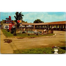 Bailey's Lakeview Motel 1975 Ron & Helen Smith Tupper NY Vintage Postcard SP8-2 picture