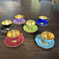 Kent Bone China United Nations NY Souvenir Cup Saucer Set Vintage picture