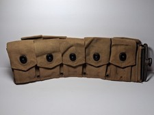 Original WW2 US Cartridge Belt British Made Bagcraft 1944 WWII  picture