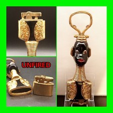 Stunning 1950's Ndebele African Ring Neck Woman Bottle Opener Cigarette Lighter  picture