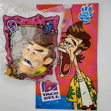 1996 TACO BELL  ACE VENTURA  TOY + UNUSED KIDS MEAL BAG - HARD TO FIND, Sealed picture