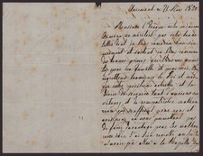 QUEEN MARIE AMELIE (FRANCE) - AUTOGRAPH LETTER SIGNED 11/21/1850 picture