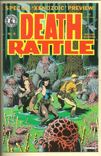 Death Rattle #8 VF+ (1986) 1st Xenozoic Tales, Cadillacs and Dinosaurs. Horror picture