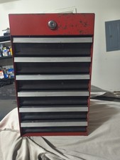 Vintage Craftsman side Toolbox Red 6 Drawer 706- 652030 USED READ DESCIRPTION picture