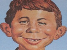 MAD Magazine / Alfred E. Neuman            Original Color Portrait        1980's picture