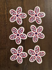 Vintage STP 1960-70s Mini Daisy Flower Sticker Lot Of Six picture