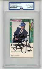 Elton John ~ Signed Autographed Jump Up 1980's Cassette Cover ~ PSA DNA Encased picture