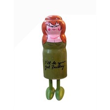 Vintage 1960's Pride Creations Popsie Your Gal Wooden Pop Up Figurine RARE picture