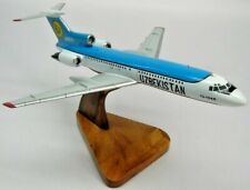 Tupolev Tu-154 Uzbekistan Air Airplane Desktop Kiln Dried Wood Model Regular  picture