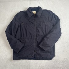 VTG USN Navy Field Utility Jacket Blue Long Sleeve Full Zip Men's 38R picture