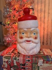 Vintage Blow Mold Christmas Santa Cookie Jar General Foam New Old Stock 12” inch picture