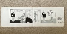Vintage 1972 LOLLY by Pete Hansen Original Comic Strip Art Chicago Tribune 23x7