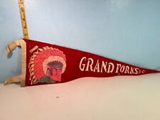 Vintage Grand Forks British Columbia Native Logo Full Size Pennant picture