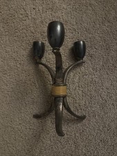 Vintage 8 in high Candle Holder Flair Rogers Bros. picture