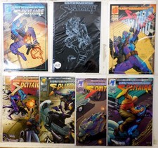Solitaire Lot of 7 #1 P, 1, 2, 3, 4, 5, 6 (1993) Malibu 1st Print Comic Books picture