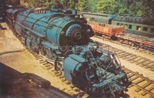NORFOLK & WESTERN #2156 2-8-8-2 Compound Articulated Locomotive Roanoke VA 12x18 picture