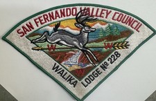 BSA Vintage OA Walika Lodge 228 San Ferndando Council P3 Pie Patch MINT picture