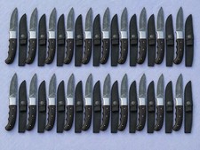 30-Piece Damascus Hunting Knife Set – Hand-Forged Blades, Wenge Wood Handle picture
