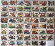 Weird Wheels Stickers Vintage Card Set 55 Sticker Cards Topps 1980 picture
