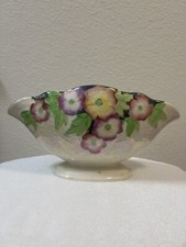 Price Kensington Pottery Vase with Flowers Made in England picture