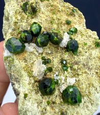 Demantoid Green Garnet Crystal Cluster Specimen /Collctor Minerals/ 480 Carats picture