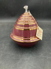 Julie & Tyrone Larson Studio Porcelain Oil Burning Lamp Signed on Bottom picture