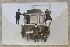 Headingley Manitoba RPPC Winnipeg St Ry Trolley/Interurban Vintage Postcard picture