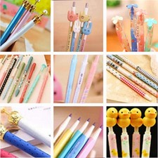 15pcs Cartoon School Kids Kawaii Korean Mechanical Pencil with Lead Refill Je... picture