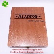 Aladino Elegante Empty Wood Cigar Box 7.5
