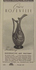 1941 Roseville BUSHBERRY Ewer Vase Print Advertisement picture