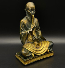 Vintage French Art Deco Orientalist Spelter Statue Signed L. Demange Model 304⭐ picture