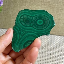 37g Genuine Malachite Crystal Slice Slab, Home Decor, Quartz Crystal Polished picture