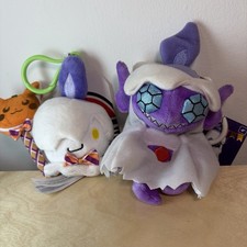 Rare Eerie Delights Sableye & Litwick Halloween Pokemon Keychains READ 2018 2021 picture