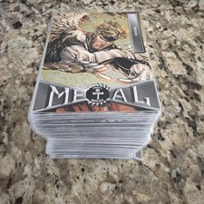 2020 UD Skybox Metal Universe X-Men Complete Low Series Base Set 1-100 Sleeved picture