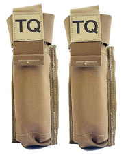 2 Pack FAIR USMC Tourniquet TQ Pouch Coyote MOLLE / PALS picture