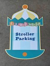 Disney It's a Small World Stroller Parking Sign Prop picture