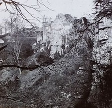 Hawthornden Castle (North Esk, Midlothian, Scotland) Magic Lantern Glass Slide picture