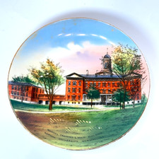 NORMAL University IL ILLINOIS Antique Souvenir China TRINKET DISH PLATE picture