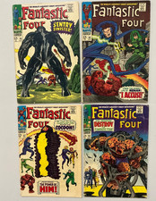 Fantastic Four lot of 4 #64,65,67,68 lower grade 1967 Marvel Comics (1338) picture