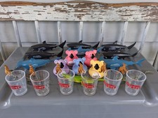 Outback Steakhouse Drink Beverage Toys Shotglasses Gator Sharks Bundle Fun Cute picture