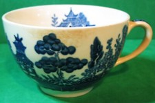 Blue Willow Pattern Style Cup Marked Made in England picture