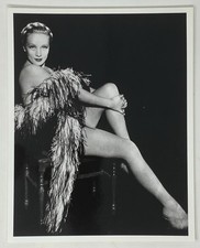 MARLENE DIETRICH 8x10 Black White Publicity Photo Reprint B&W Celebrity Actress picture