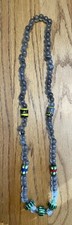 Antique Vintage African Trade & Glass Beads Beaded Necklace picture