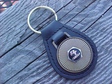 NOS Chrysler PT CRUISER Antique Gold Leather Key Fob Made USA SCARCE picture