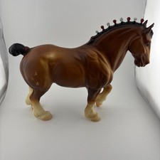 VTG Breyer Clydesdale Draft Horse Bay Traditional USA Reeves Figure Mold 1980s picture