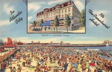 Atlantic City New Jersey The Pennhurst Hotel Vintage Postcard AA40845 picture