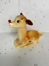 Vintage RLM Rudolph the Red Nosed Reindeer Flashlight WORKS Good Condition picture