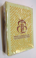 New Sealed Vintage Brown Bigelow Saxon Tom Doucette West Fargo ND Playing Cards picture