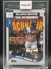 2021 Topps Project 70 RONALD ACUNA JR. #286 2002 by UNDEFEATED PR /3,172 BRAVES picture
