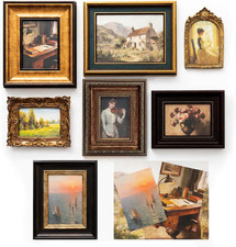 Vintage Picture Frames for Gallery Wall Frame Set, 7 Pcs Assorted Ornate Antique picture